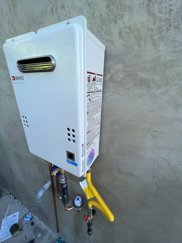 Tankless water heater installation for Silver Hill homes